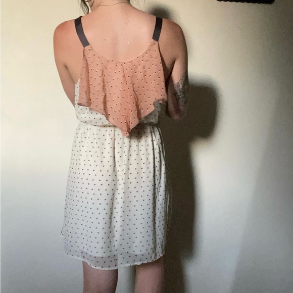 Polka Dot Heart Ruffle Dress - Picture 4 of 6